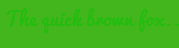 Image with Font Color 23BC0F and Background Color 42B61C